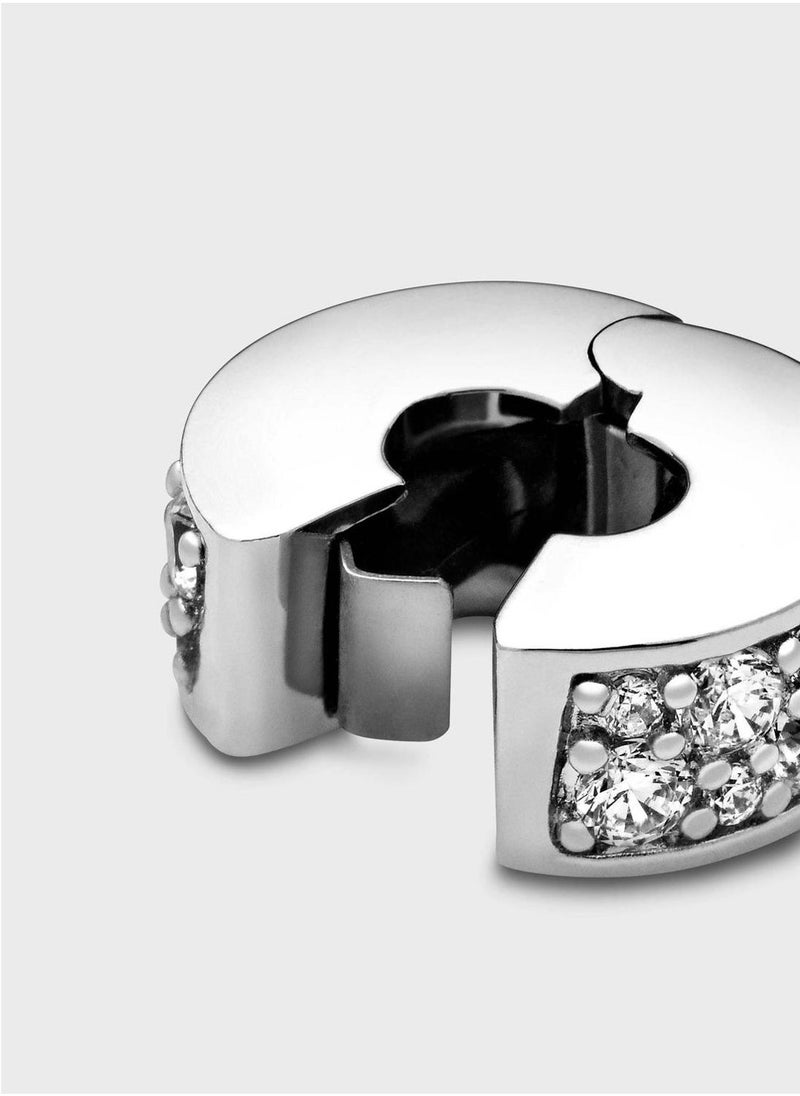 PANDORA Clear PavÃ© Clip Charm  - Image 4