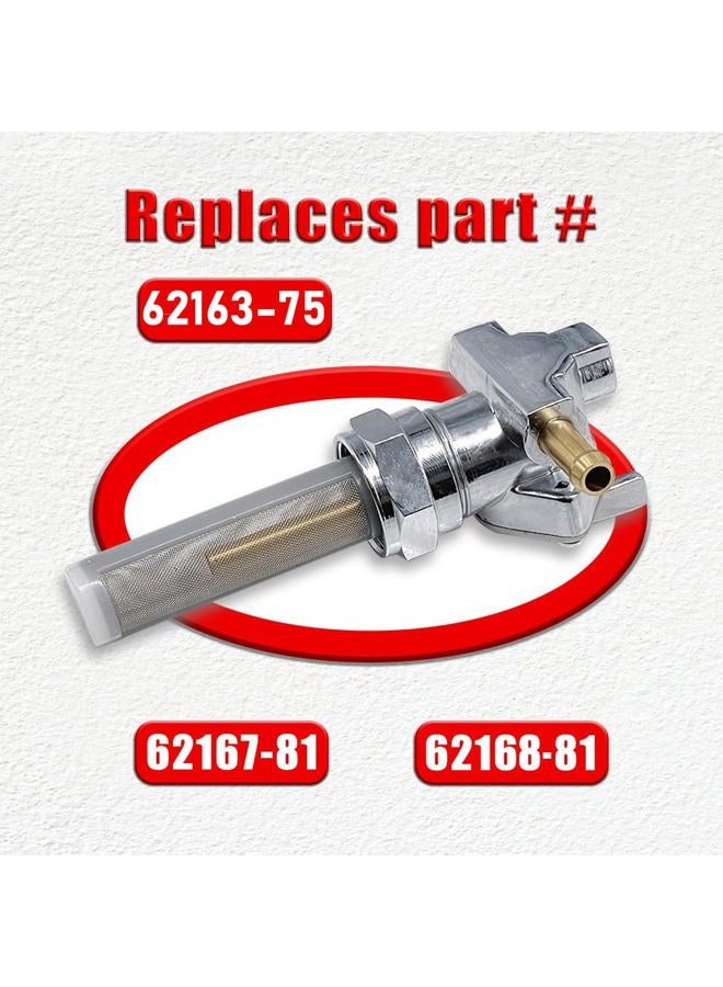 VORIPO 22mm Right Spigot Gas Tank Fuel Valve Petcock Switch Compatible with Harley Davidson - Image 2