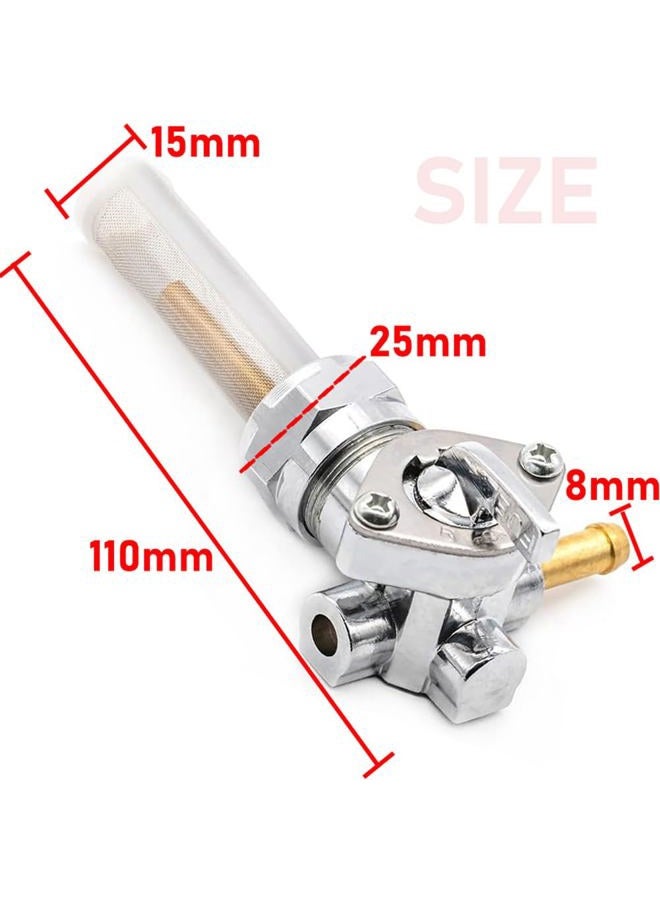 VORIPO 22mm Right Spigot Gas Tank Fuel Valve Petcock Switch Compatible with Harley Davidson - Image 5