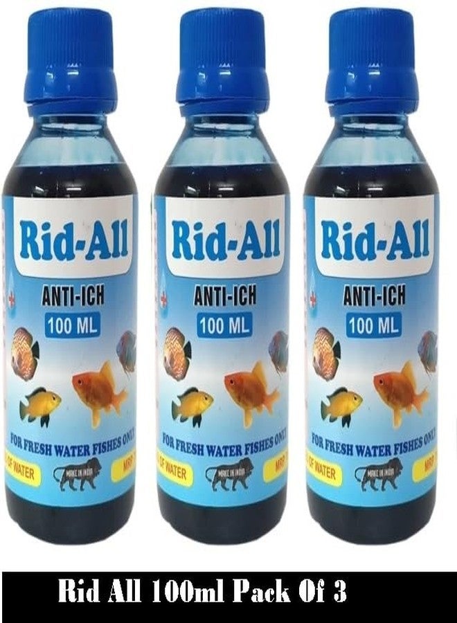 Ally AQUARid All Anti Ich (300 ml) 100 ml Each Set of 3 Anti Ich - Image 2