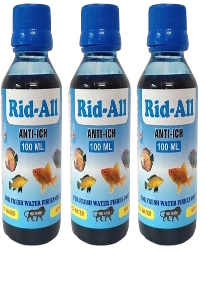 Ally AQUARid All Anti Ich (300 ml) 100 ml Each Set of 3 Anti Ich - Image 1