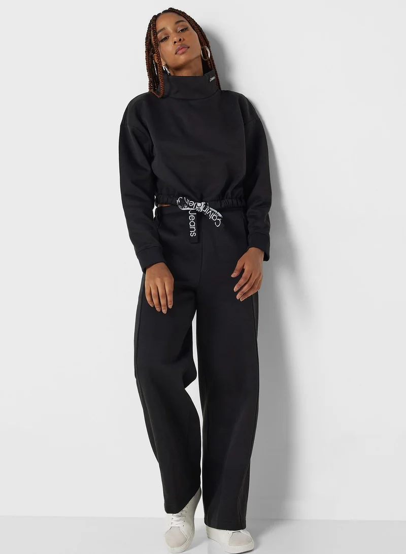 Calvin Klein Jeans High Neck Knitted Sweatshirt
