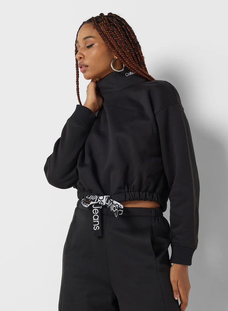 Calvin Klein Jeans High Neck Knitted Sweatshirt