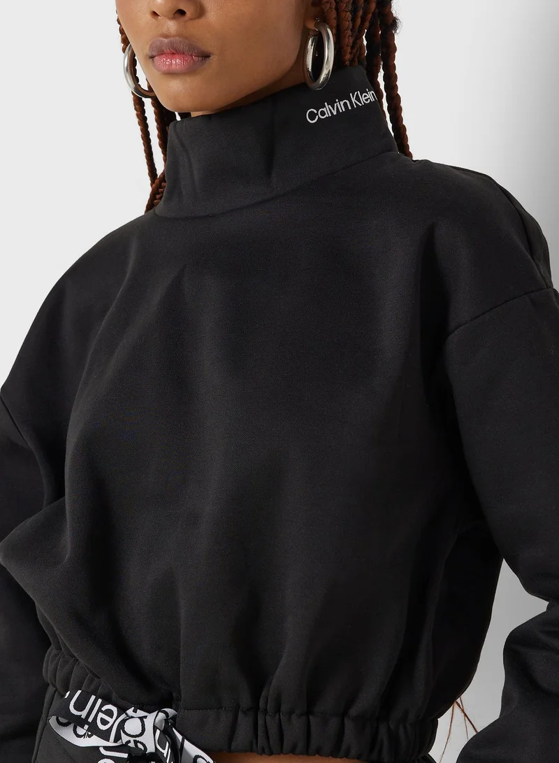 Calvin Klein Jeans High Neck Knitted Sweatshirt