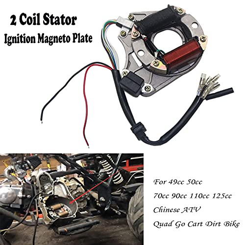 BOOTOP PIN Complete Wiring Harness Kit ATV Wire Harness for Taotao Chinese 4 Wheeler 50cc 70cc 110cc 125cc Pit Quad Dirt Bike Parts with Electrics Stator Coil CDI Solenoid Relay by BOOTOP PIN - Image 4