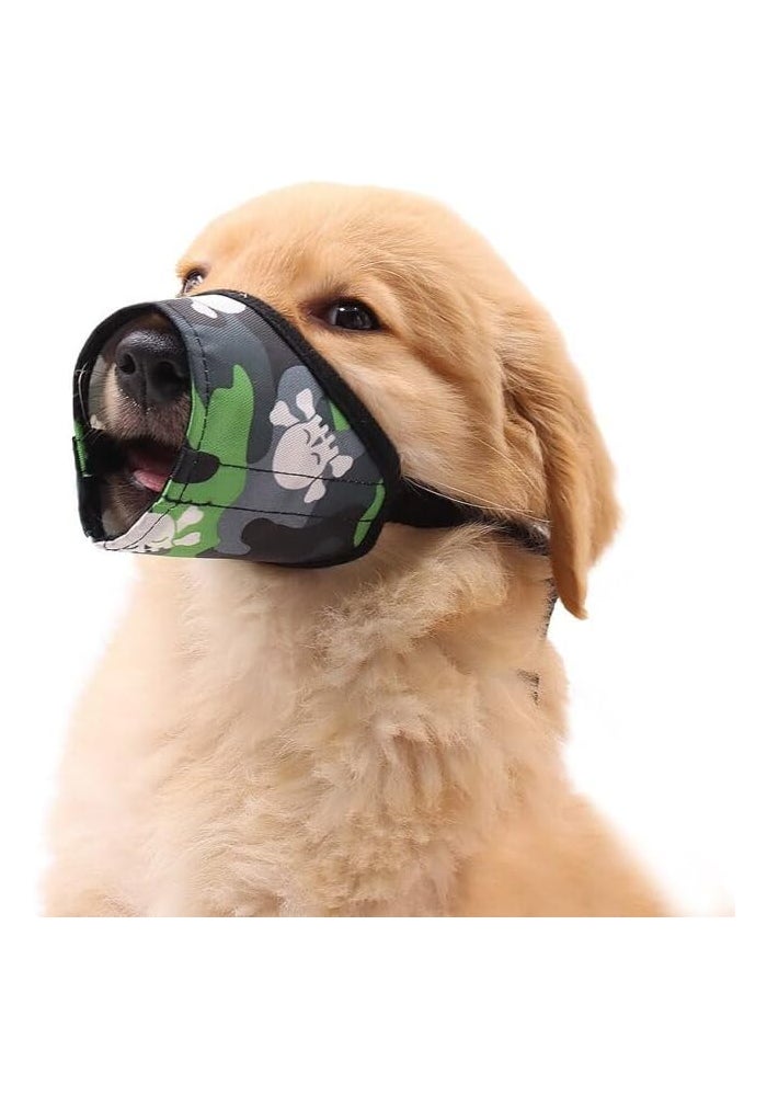 Petbroo Dog Muzzle PB85221 - Camouflage Design for Small to Large Breeds - Image 1