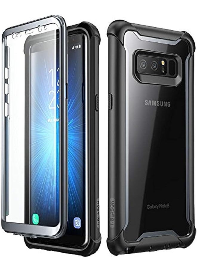 I-blason Samsung Galaxy Note 8 case, [Ares] Full-body Rugged Clear Bumper Case with Built-in Screen Protector for Samsung Galaxy Note 8 2017 Release (Black)  - Image 1