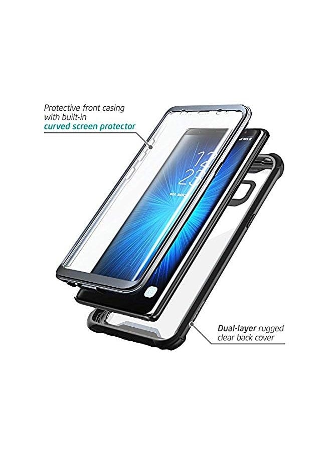 I-blason Samsung Galaxy Note 8 case, [Ares] Full-body Rugged Clear Bumper Case with Built-in Screen Protector for Samsung Galaxy Note 8 2017 Release (Black)  - Image 2