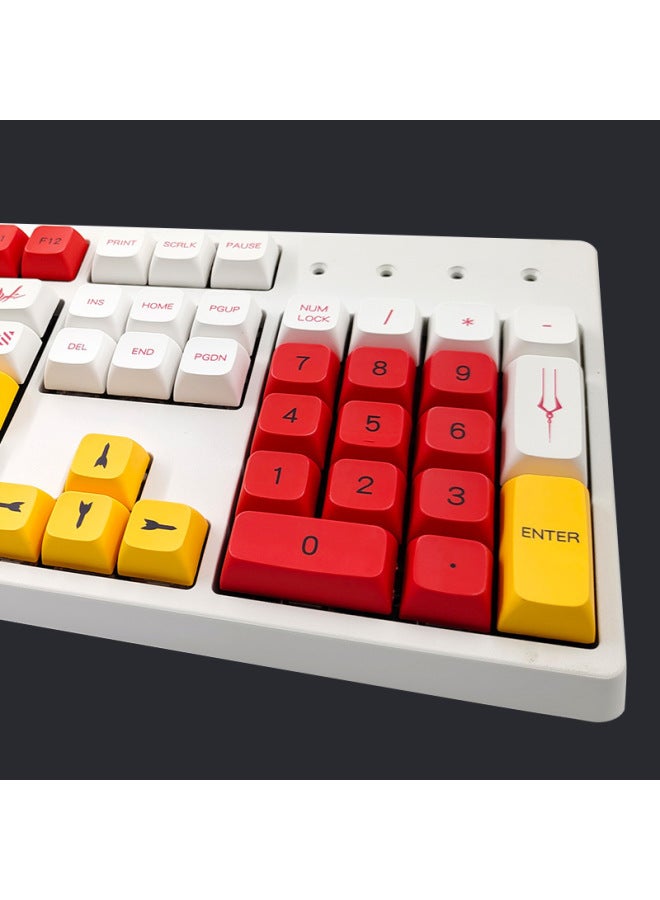 Supply 137 Key 2 Machine Key Cap Chicken Game Personality Key Cap PBT/sublimation Wholesale-Color:No. 2 Machine Key Cap Box - Image 2