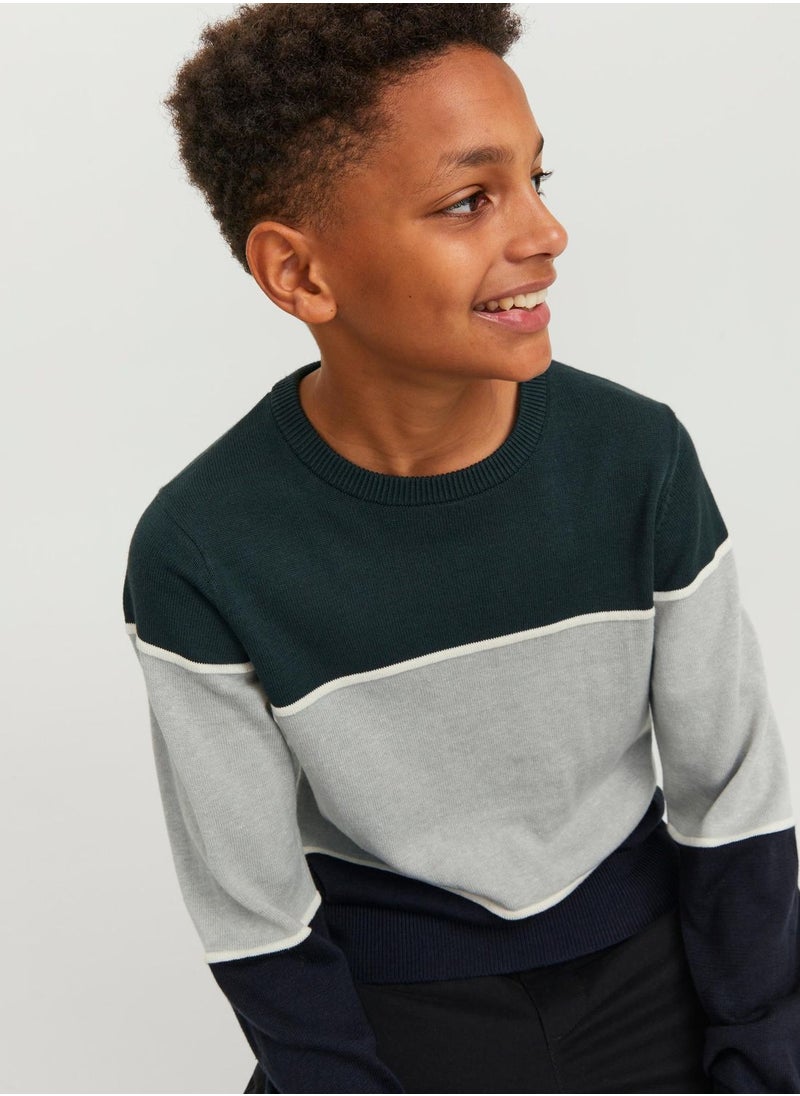 Jack & Jones Junior - Youth Color Block T-Shirt - Image 1