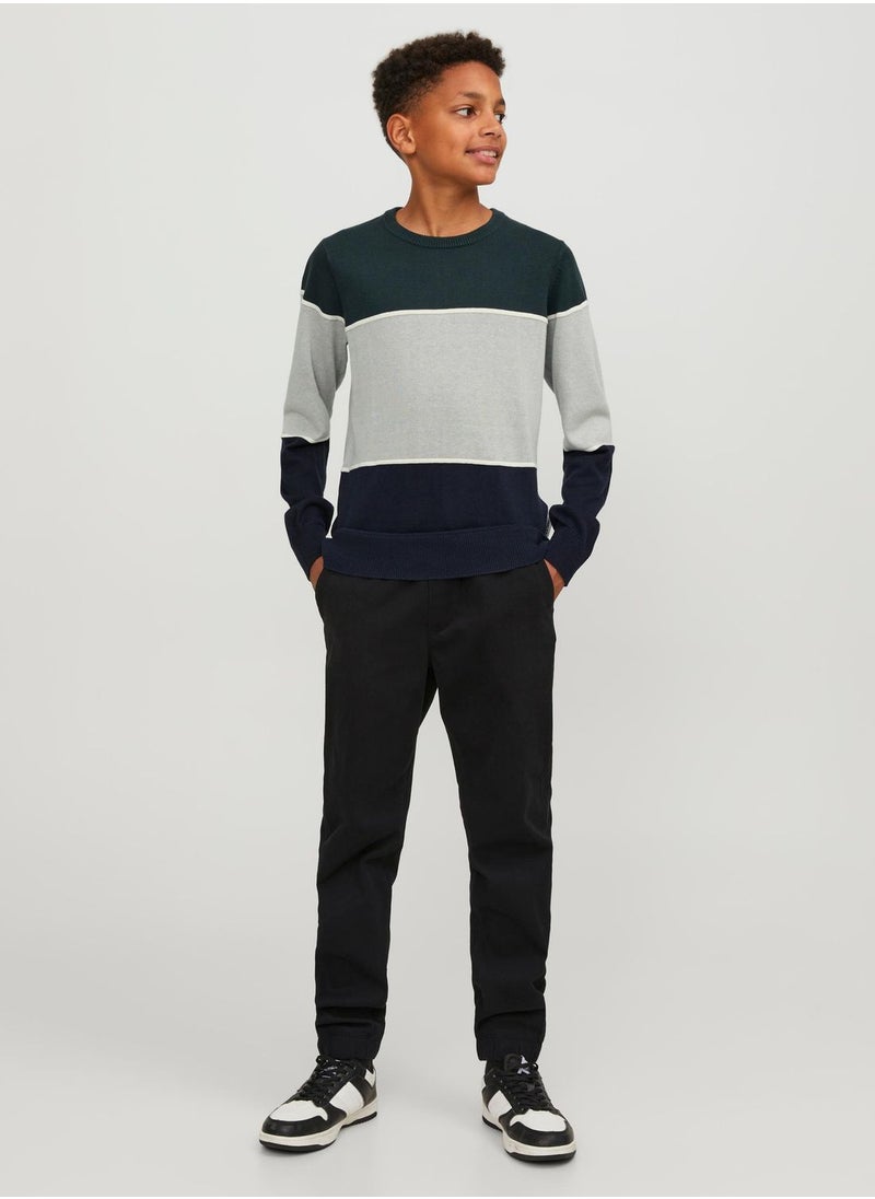 Jack & Jones Junior - Youth Color Block T-Shirt - Image 1