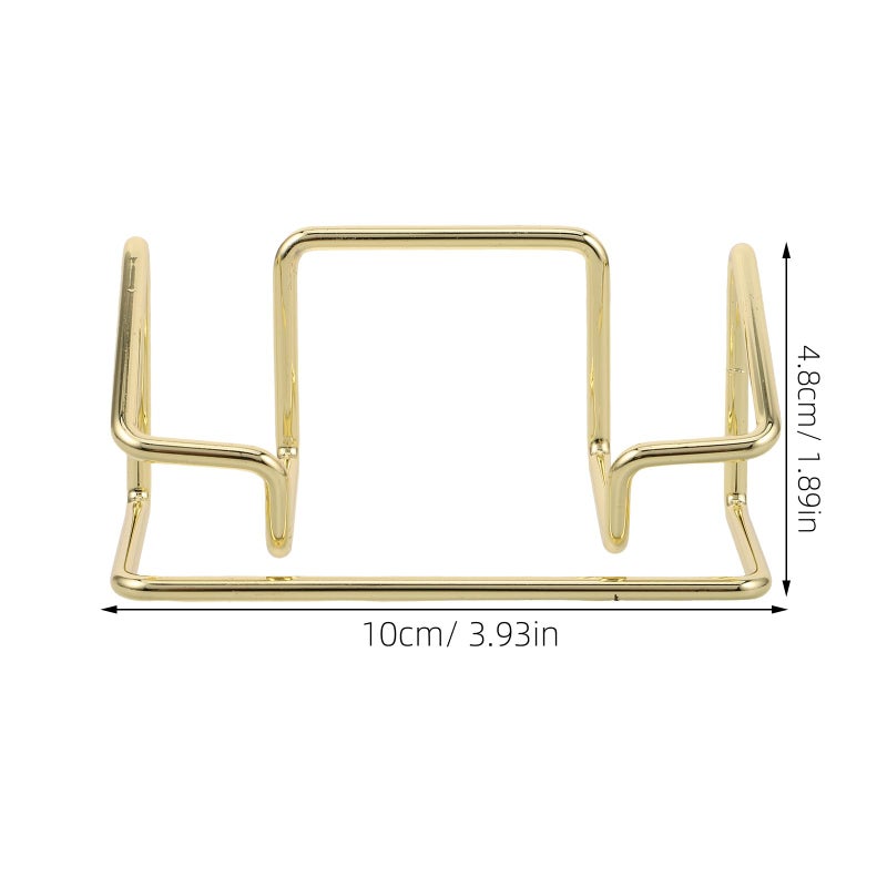 Iron Metal Business Card Holder Stand Desk Organizer Office Display - Image 3