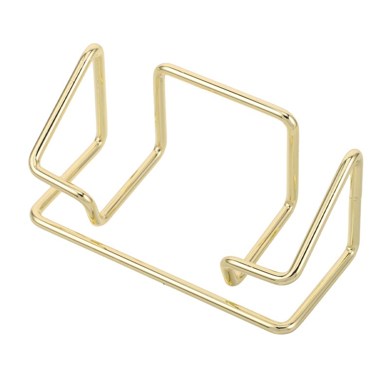 Iron Metal Business Card Holder Stand Desk Organizer Office Display - Image 2