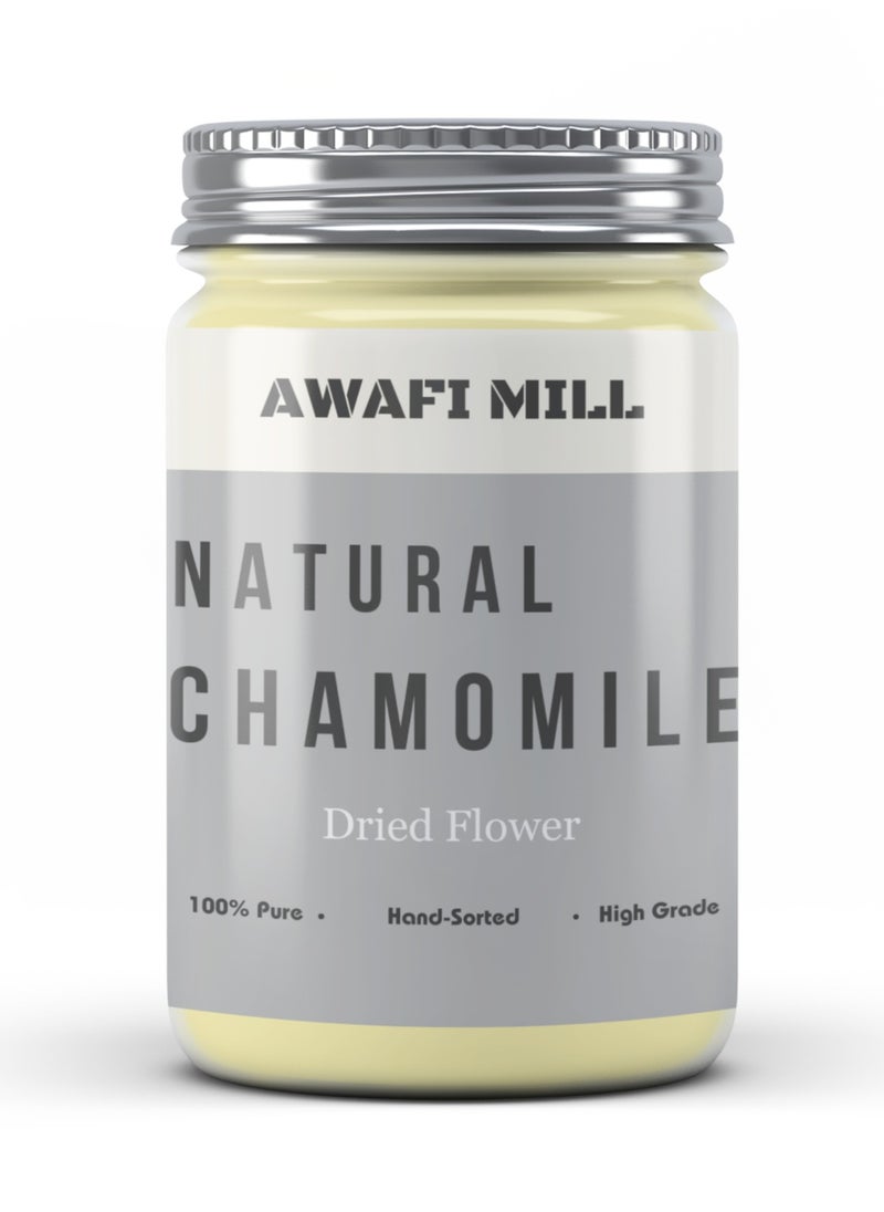 Awafi Mill - Chamomile Flowers | Pure Dried Chamomile Flowers | Raw & Natural | Chamomile Herbal Tea | Matricaria Recutita Harvest - Image 1