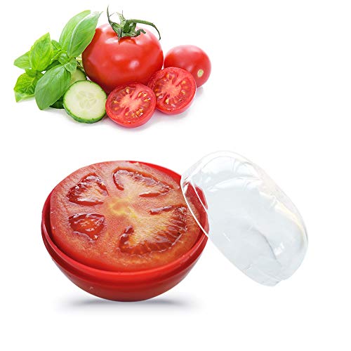 DIMVKA Tomato Storage Containers, Tomato Saver Keeper Fruit and Vegetable Storage Holder for Fridge - Image 2