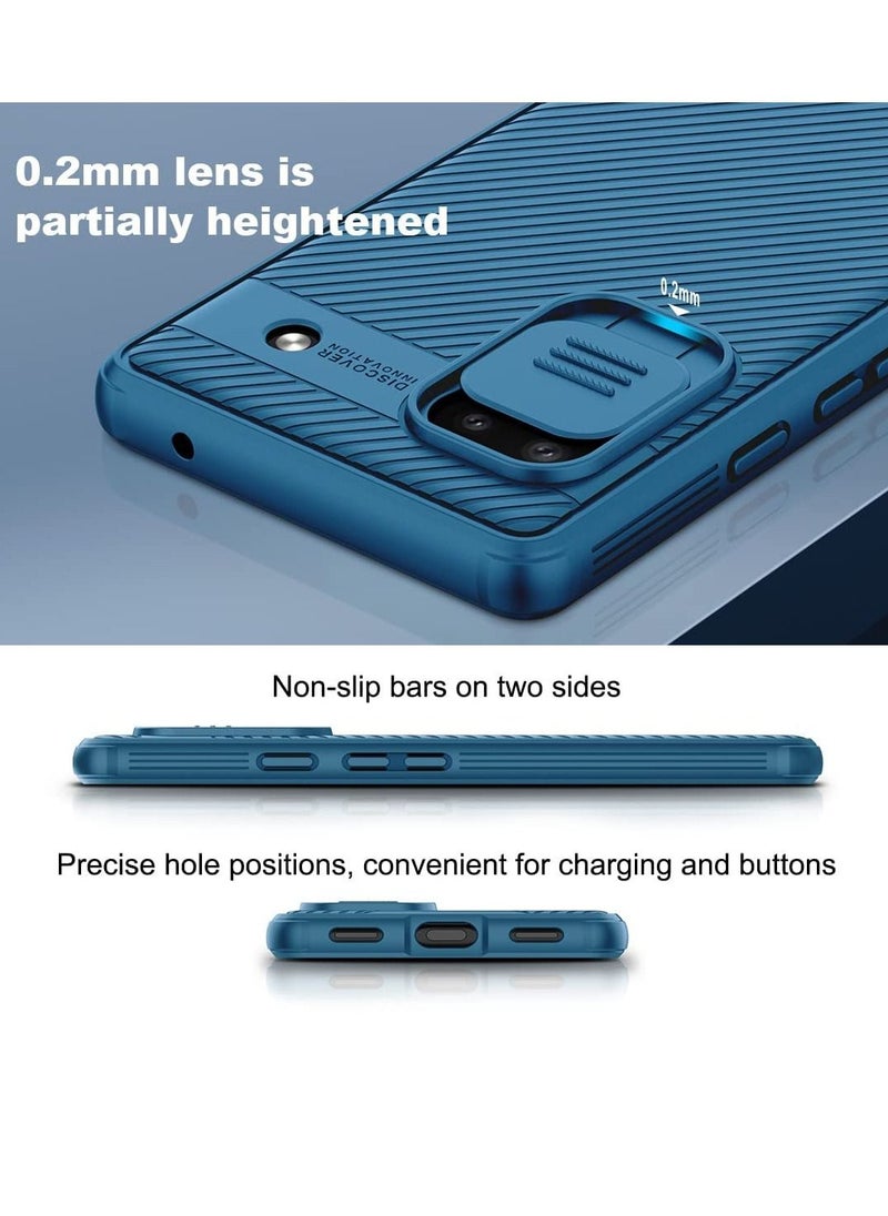 KASTWAVE Case for Pixel 6A with Slide Camera Cover, TPU and Silicone Case for Google Pixel 6A Phone 5G Case 6.1''  - Image 2