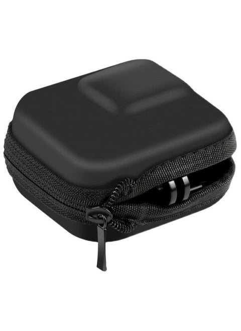 Portable Mini Camera Bag Compatible with GoPro Hero 5-12 / DJI Osmo Action 2-3 / Campark / AKASO,PU Case Hard Shell Storage Case
