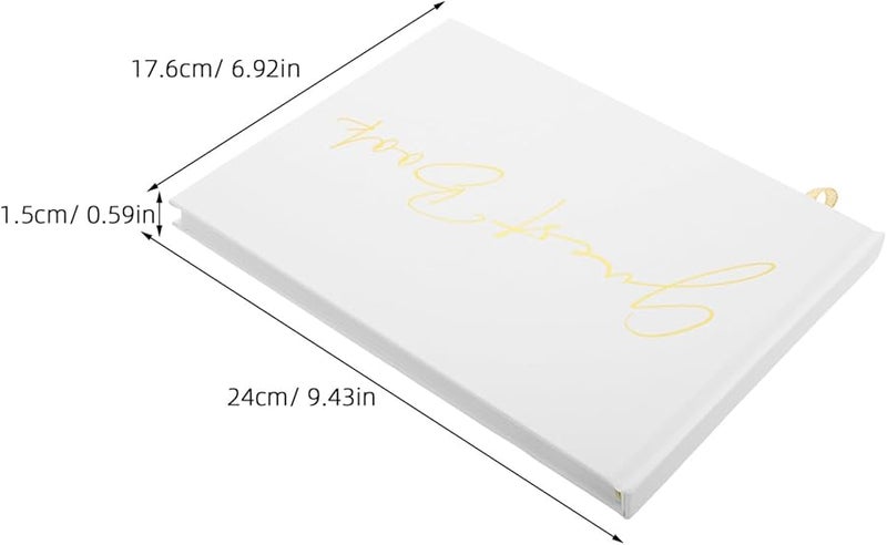 دفتر ضيوف الزفاف لحفل دش العروس وحفلة الذكرى السنوية مع أقسام الرسائل - Image 3