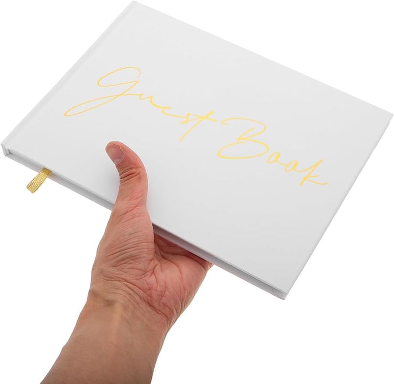 دفتر ضيوف الزفاف لحفل دش العروس وحفلة الذكرى السنوية مع أقسام الرسائل - Image 5