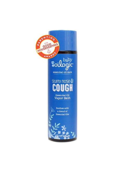 Stuffy Nose And Cough Vapor Bath Relief For Babies & Toddlers Essential Oil Breathe Blend Naturally Soothes With 100% Pure Lavandin Orange Eucalyptus Oil & More 266Ml (9 Fl Oz)