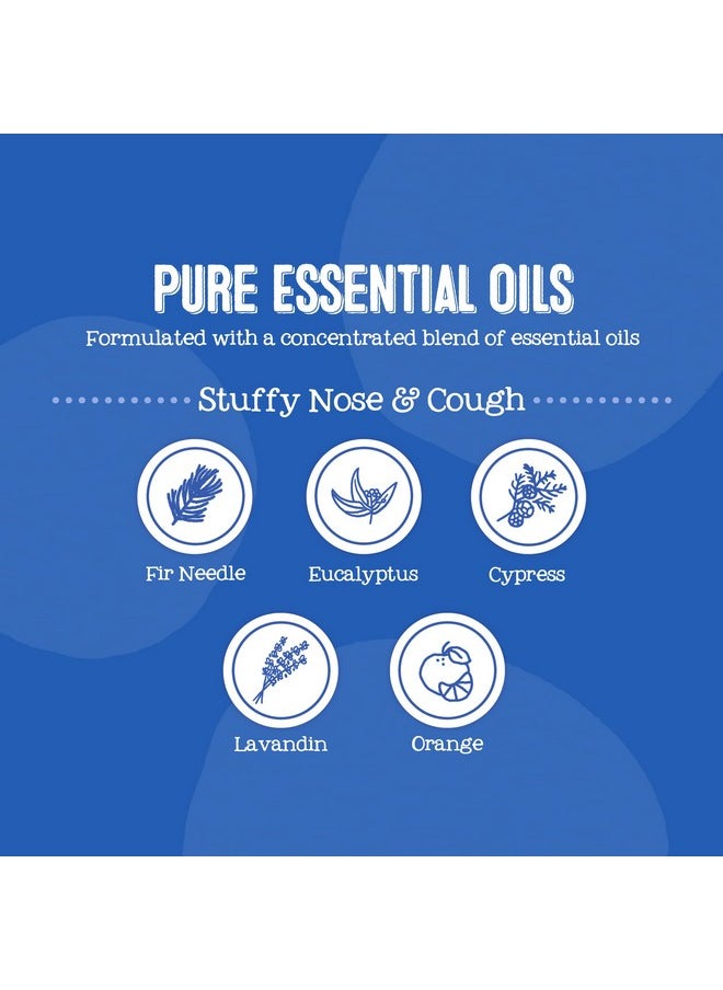 Oilogic - Stuffy Nose And Cough Vapor Bath Relief For Babies & Toddlers Essential Oil Breathe Blend Naturally Soothes With 100% Pure Lavandin Orange Eucalyptus Oil & More 266Ml (9 Fl Oz) - Image 1
