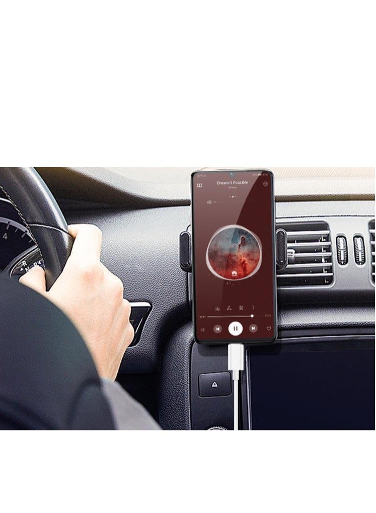 سام كابل من منفذ Type C إلى Aux مقاس 3.5 مم أبيض - Image 5