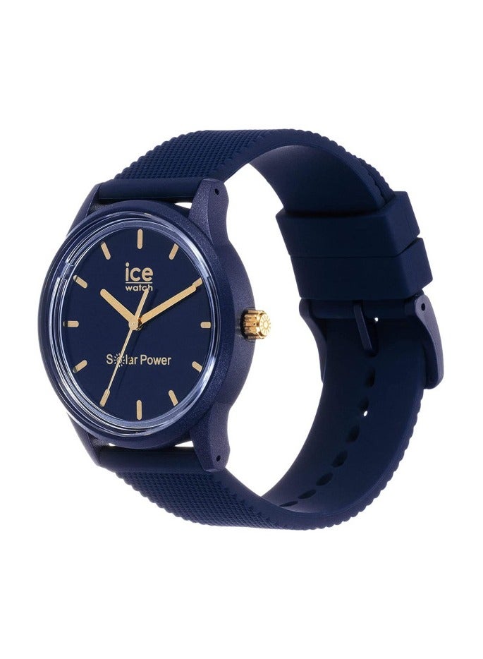 Ice Watch Analogue Ice Solar Power - Navy Gold' Unisex's Watch (Medium) 018744 - Image 2