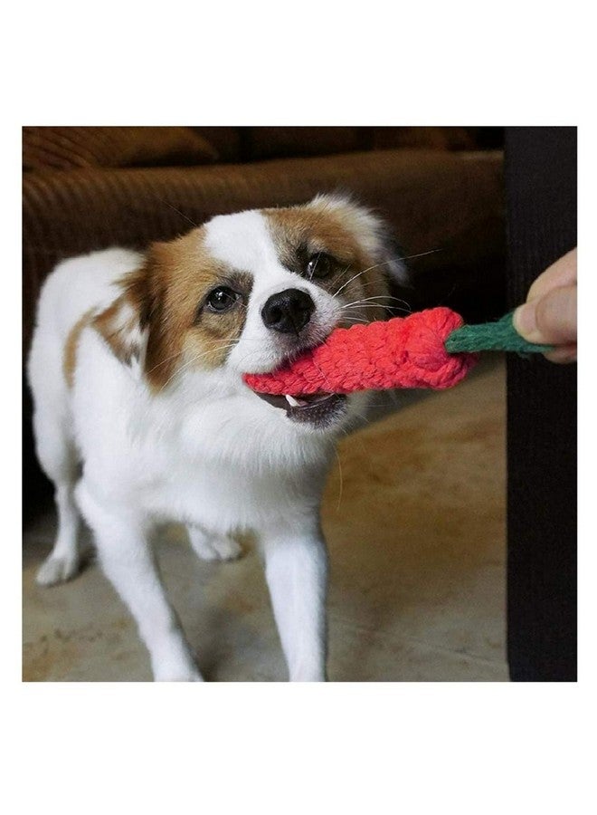 إيميلي بيتس ألعاب فرشاة الأسنان Tpr كرة مضغ ألعاب الكلاب ألعاب الحيوانات الأليفة التي تصدر صريرًا دمية حبل للكلاب لعبة حبل مكونة من عقدتين لعبة مضغ للكلاب الأليفة والجراء والقطط (قد يختلف اللون) عبوة من 3 قطع - Image 5