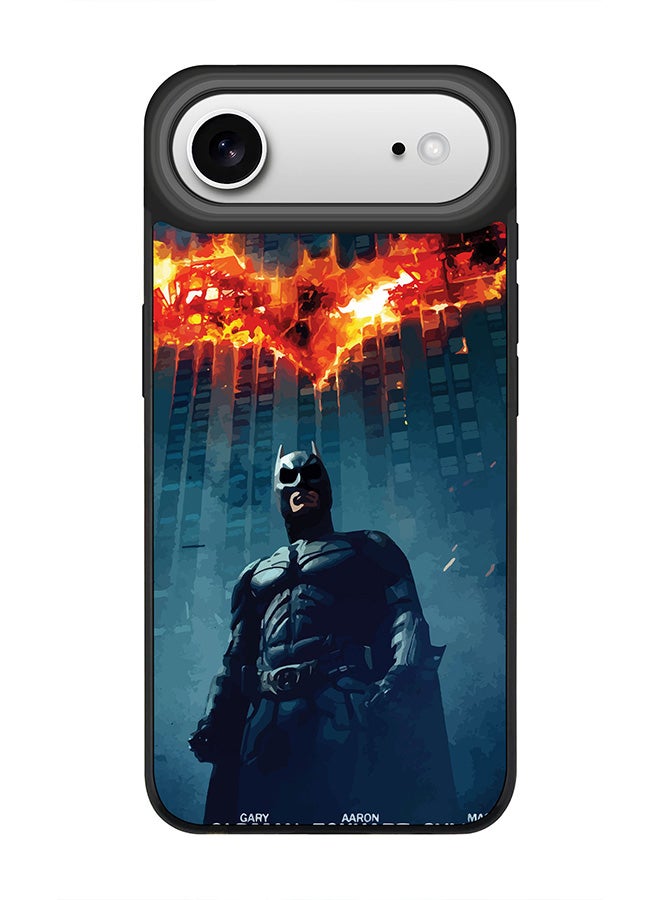 Stylizedd iPhone Air Case, [Compatible with MagSafe] Slim Magnetic cover Phone Case iPhone Air -Burning Batman - Image 1