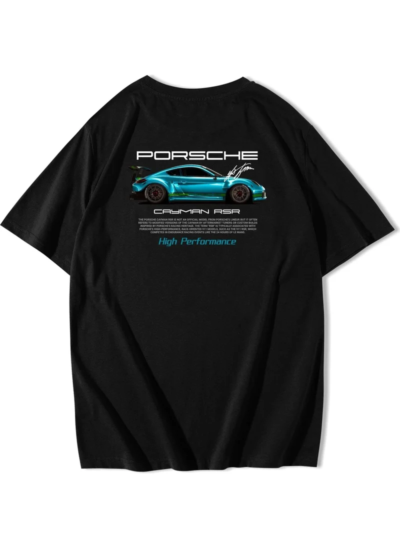 بي ار زد كولكشن Oversize Porsche Cayman Rsr T-Shirt