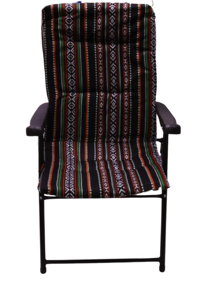 SMART HOME Sadu folding chair set with armrest consists of two chairs, a picnic seat, a sports chair, an outdoor chair and a garden chair - Image 2