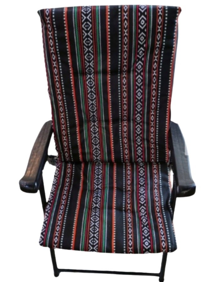 SMART HOME Sadu folding chair set with armrest consists of two chairs, a picnic seat, a sports chair, an outdoor chair and a garden chair - Image 3