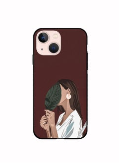 Protective Case Cover For Apple iPhone 14 Plus Leaf Girl Design Multicolour