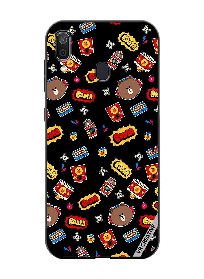 VR CREATIVE Protective Case Cover For Samsung Galaxy A30 Boom Design Multicolour - Image 1