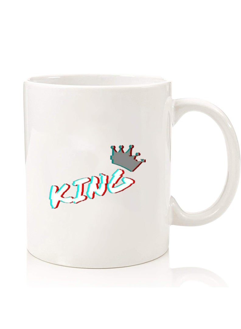 Theodor Premium Quality Two Sided Printed Coffee Mug Tea Cup For Home Office, Kids Men Women King - Image 1