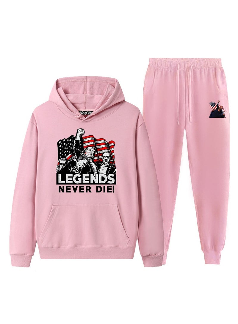 KUYING New Trump Printed Long Sleeved Sports Suit - Image 1