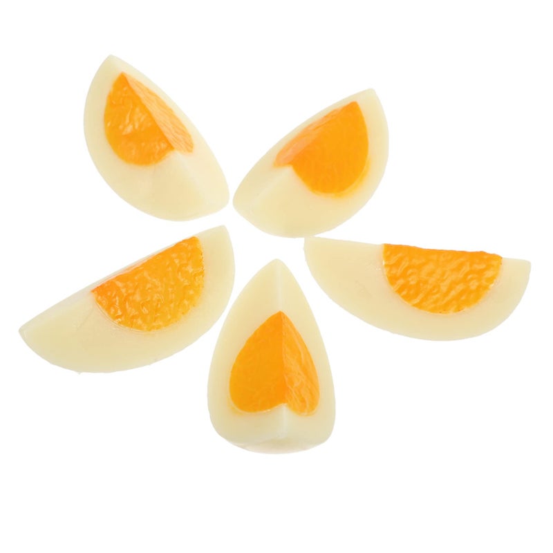 Lifelike Artificial Chicken Eggs Set Of 4 Food Photography Props Kitchen Decor - Image 2