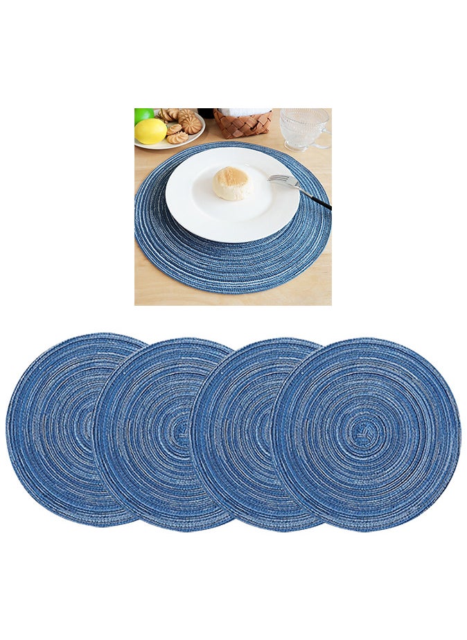 4 Pack Round Woven Heat Resistant and Anti-Skid Table Mats 36cm - pzsku/Z05D2010F3E3E88B96A68Z/45/_/1728437694/700cca97-390d-41da-8d58-2cd1b474fc2e