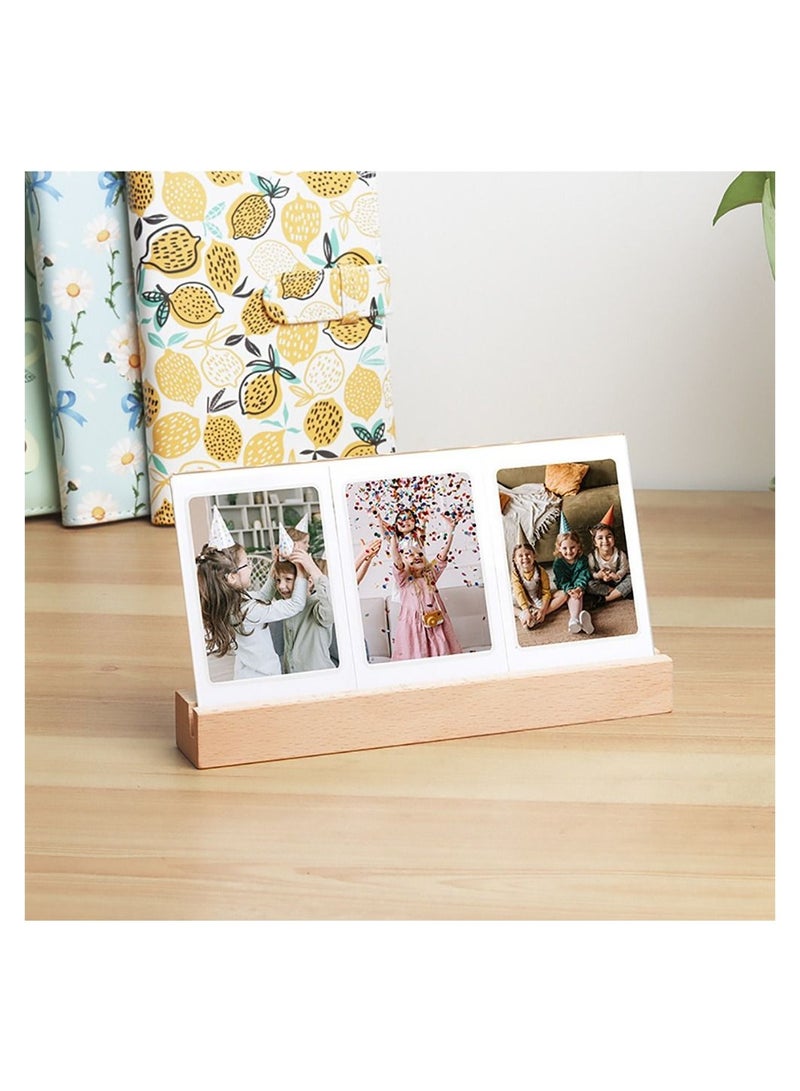 Desktop Decor 3 in 1 3 inch Photo Frame Acrylic LED Light Photo Table Instant Film Camera For Fujifilm Instax mini  - Image 1