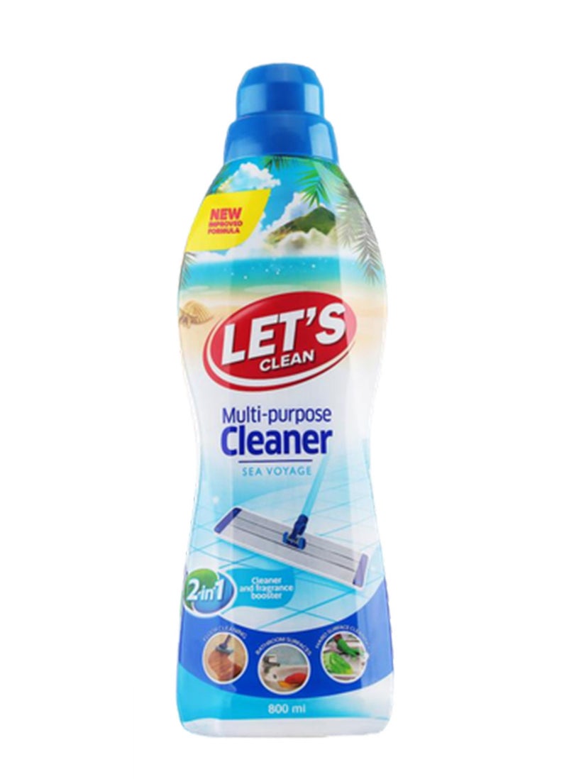 LET'S CLEAN Multi-Purpose Cleaner 800ml Sea Voyage 