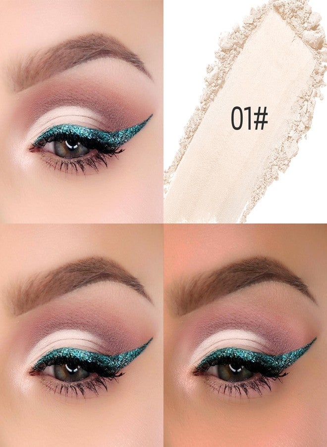Euphily Single Matte Eyeshadow Palette, Moonlight White Eye Shadow Makeup for Women, Smooth Eye-Shadow Powder with Lightweight & Blendable Formula for Daily Eye Shadow Palette Fairy Makeup #01 - Image 2
