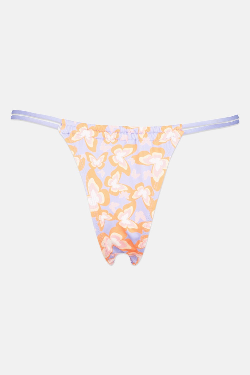 Bershka Women Floral Bikini Bottom, Multicolor - Image 3