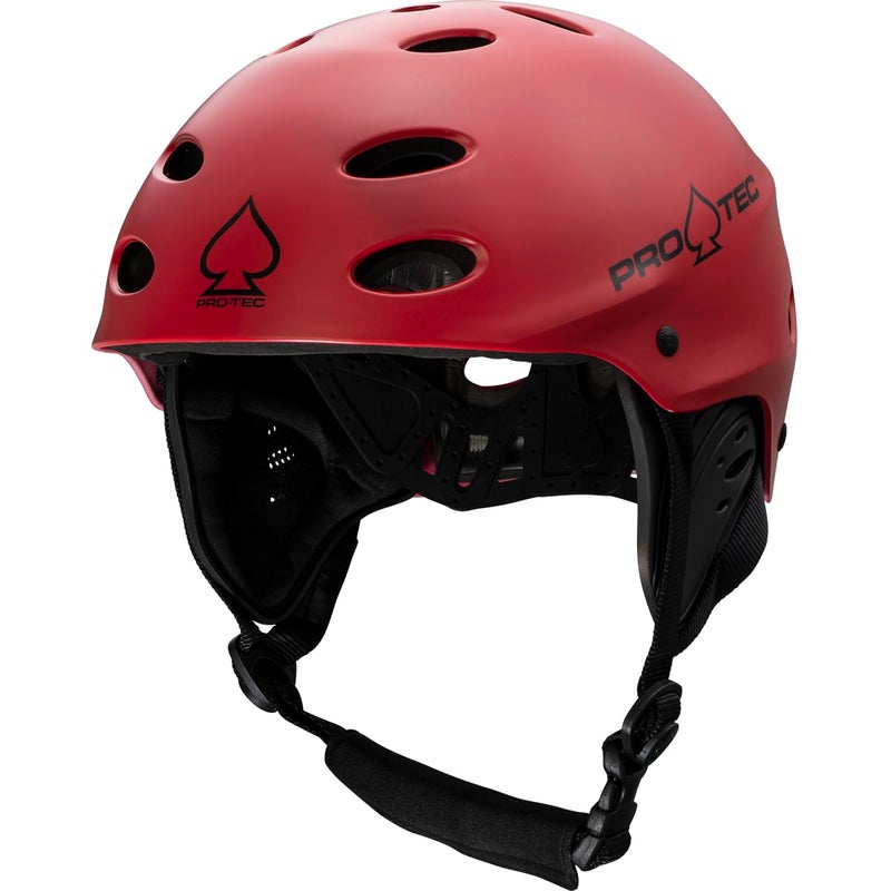 ProTec Ace Wake Wakeboarding Helmet Ideal for Wakeboarding Kayaking Whitewater Rafting or Kite Surfing XLarge Red Matte - Image 2