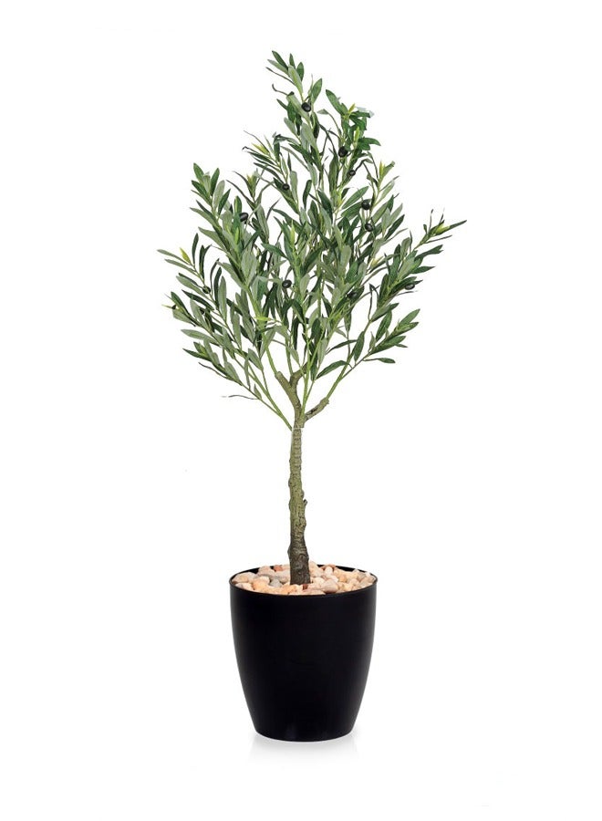 DRAMA HOME Artificial Olive Tree 135 cm Elegant Natural Touch for Your Home Décor  - Image 1