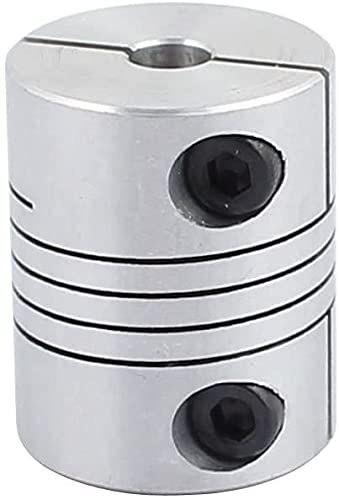 3DINNOVATIONS 5mm to 8mm Shaft Coupling with Two Set Screw and Two Tightening Screw Stepper Motor Coupler Joint Connector for 3D Printer CNC Machine (1Pc) - Image 2