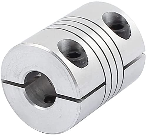 3DINNOVATIONS 5mm to 8mm Shaft Coupling with Two Set Screw and Two Tightening Screw Stepper Motor Coupler Joint Connector for 3D Printer CNC Machine (1Pc) - Image 3