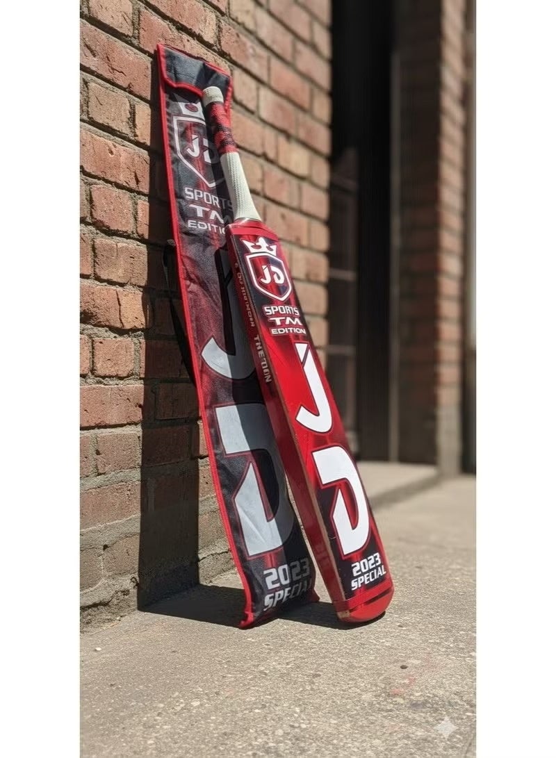 JD Sports 2023 Special TM Edition Tape Ball Cricket Bat | Lightweight, Durable & Power Hitting - Image 3