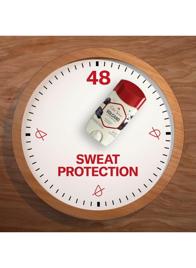 أولد سبايس مزيل العرق ومضاد التعرق أولد سبايس للرجال، برائحة البركان والفحم، 73 غرام - Image 2