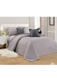 Sleep night Sleep Night 6 Pieces Comforter Set King Size 220 X 240 Cm Dual color Reversible Bedding Set for All Seasons 