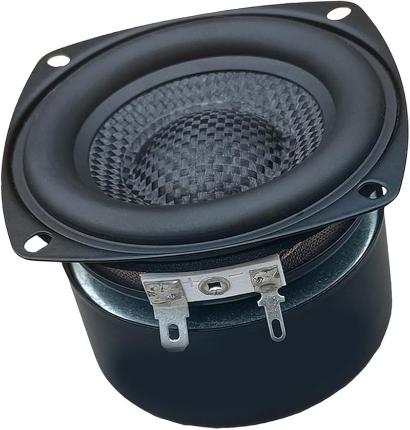 مكبرات صوت محمولة مقاس 3 بوصات مربعة مع ووفر للأنظمة الصوتية عالية الدقة، إعداد سهل، حساسية 86 ديسيبل، 25 واط، 8 أوم - Image 4